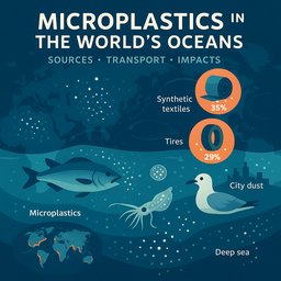 Examine microplastic crisis in oceans