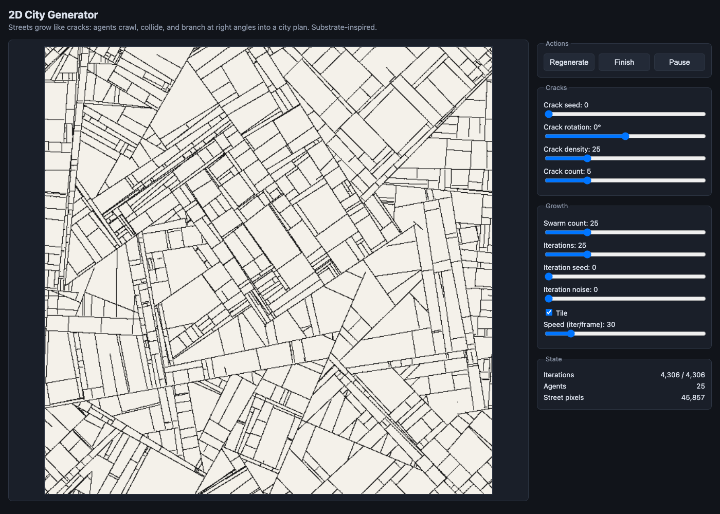 2D City Generator