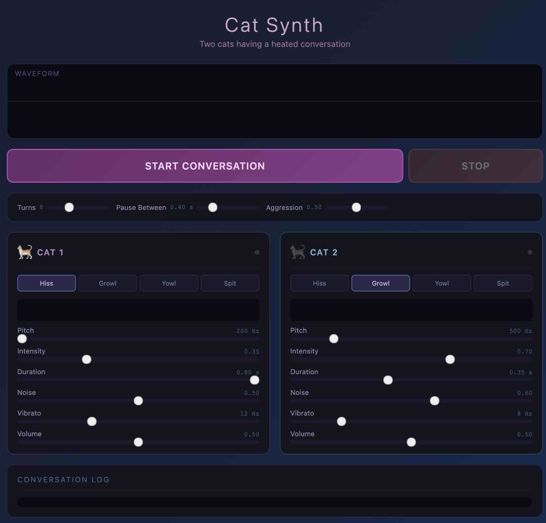 Audio Cat Synth