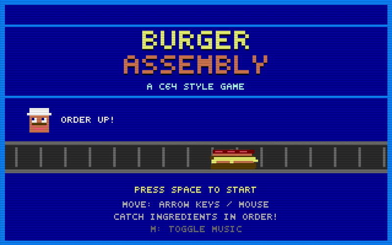 Game Burger Assembly