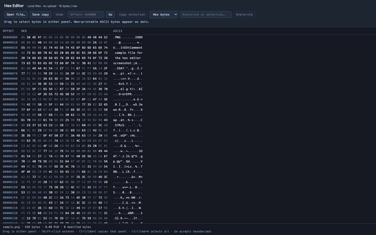 Hex Editor